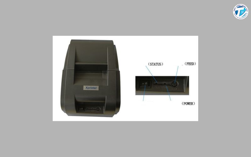 Mở nguồn máy in Xprinter